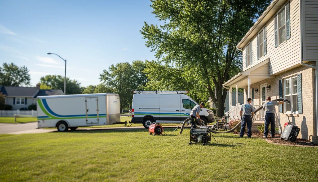Flooded Basement Restoration And Cleanup With Repair in Nelsonville, OH near me
